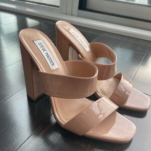 Steve Madden Blush Block Heel Sandals